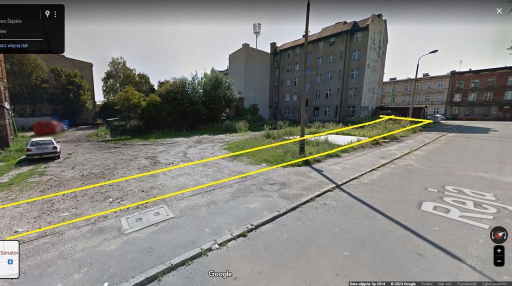 Działka, Katowice, Śródmieście, 579 m²
