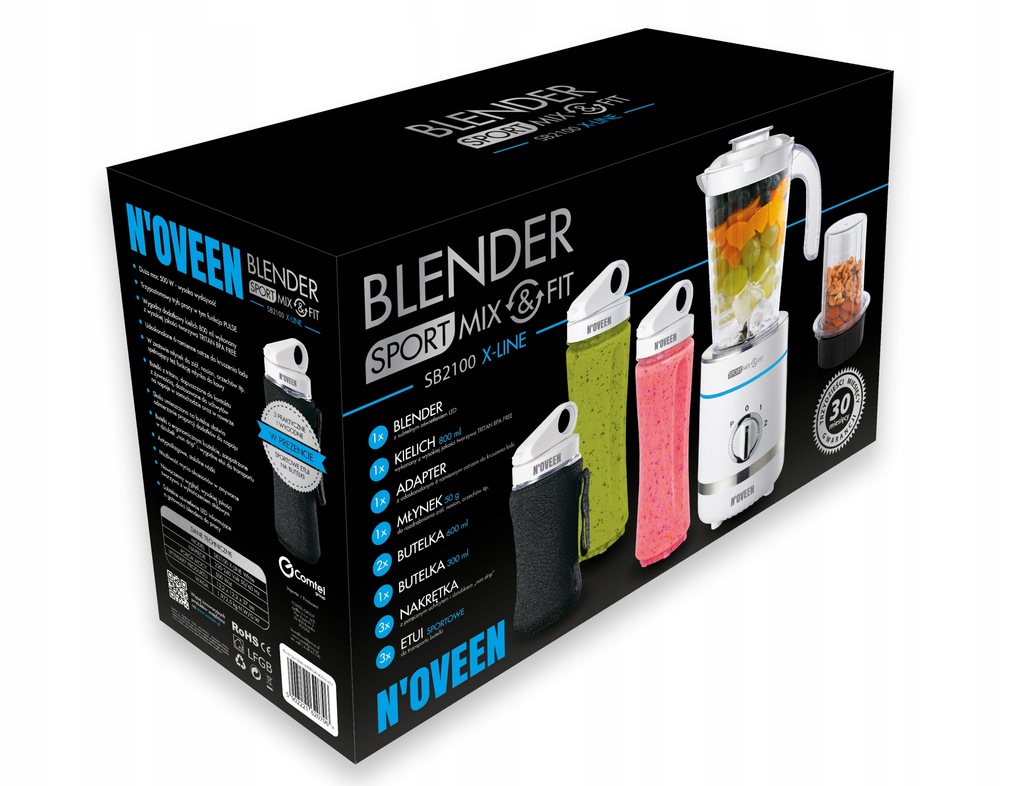 BLENDER KIELICHOWY NOVEEN SB2100 SMOOTHIE KOKTAJLI 7932084655