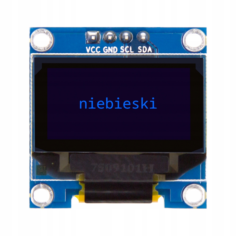 Wyświetlacz OLED 0,96 SSD1306 Arduino SPI I2C BLUE