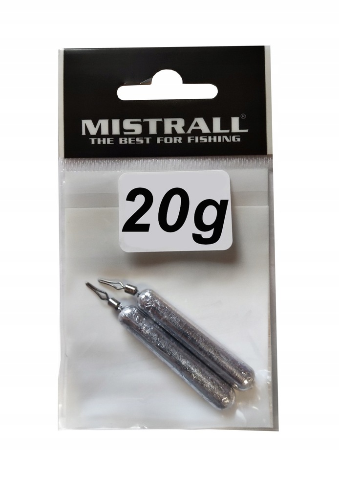 Mistrall Ciężarek Pałeczka DROP SHOT 20g 2szt.