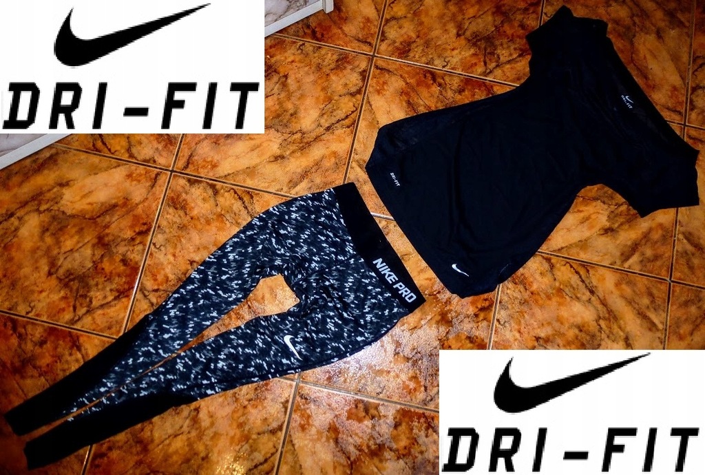 NIKE PRO DRI FIT dres komplet ORYGINAŁ r S NOWOŚĆ