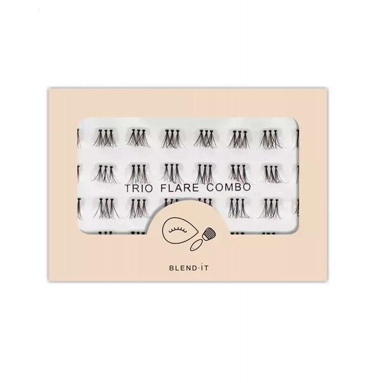 BLEND IT Kępki rzęs Flare Trio 32 szt