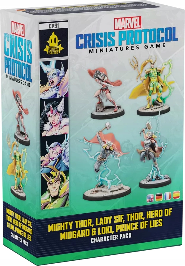 Marvel: Crisis Protocol Mighty Thor Lady Sif Hero of Midgard & Loki, Prince