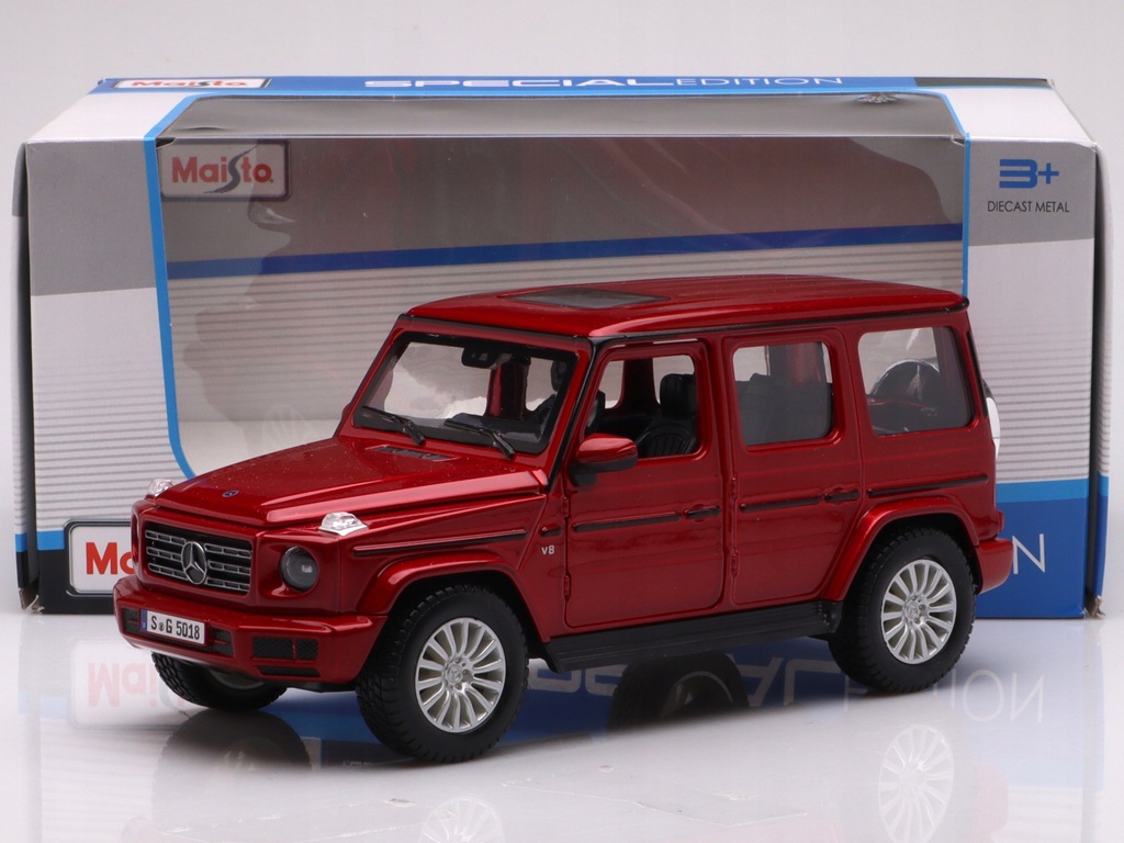 Mercedes-Benz G-Class AMG G63 - 2019, red Maisto 1:24