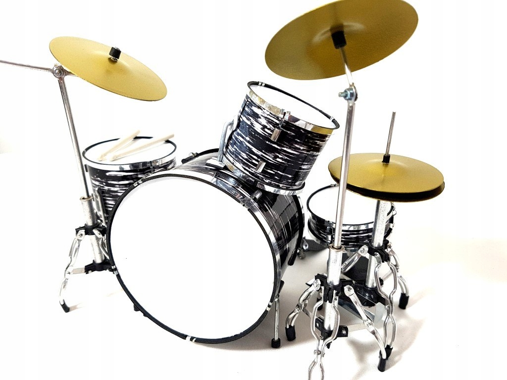 Mini perkusja czarno-biała MDR-0015; skala 1:5