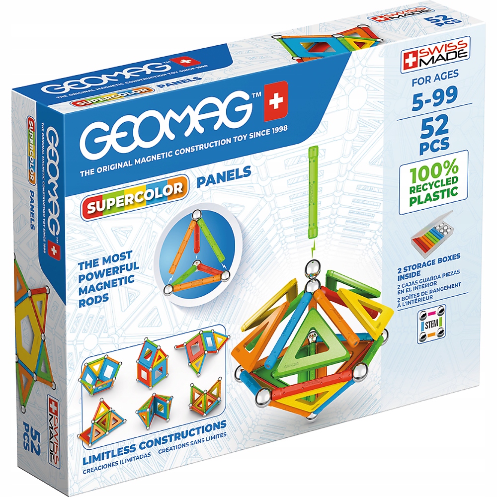 Geomag - Supercolor Panels Recycled 52 el.