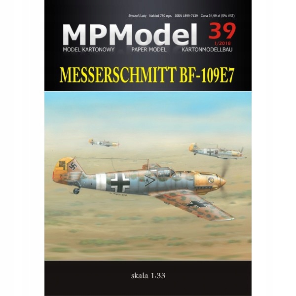 Messerschmitt Bf-109 E7, MPModel, 1/33