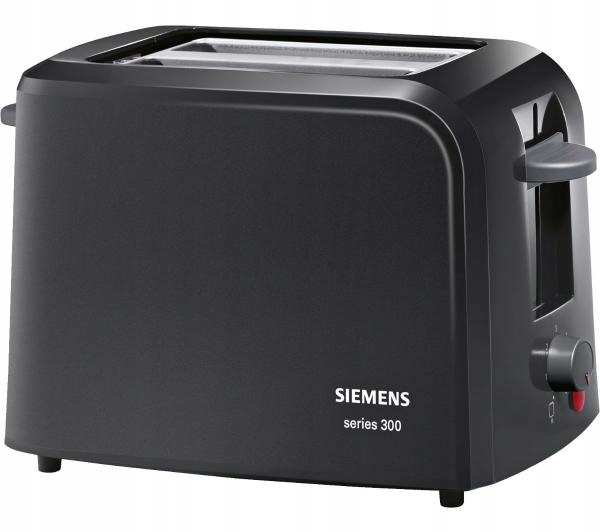 Toster Siemens TT3A0103 980W 2 tosty czarno-szary