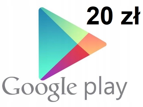 Doładowanie Google Play Store, Klucz, Kod - 20 ZŁ