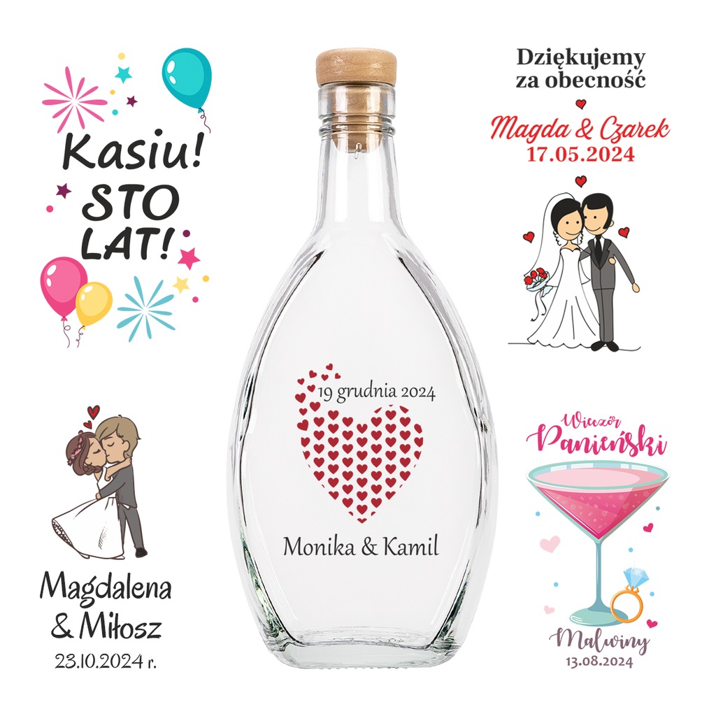 5x butelki ELIPSA 200 ml Wesołego Alleluja