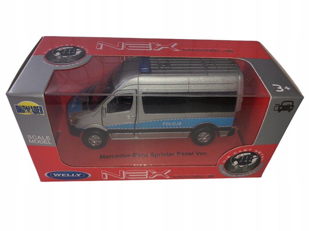 AUTO METALOWE MERCEDES-BENZ SPRINTER WELLY 1:34