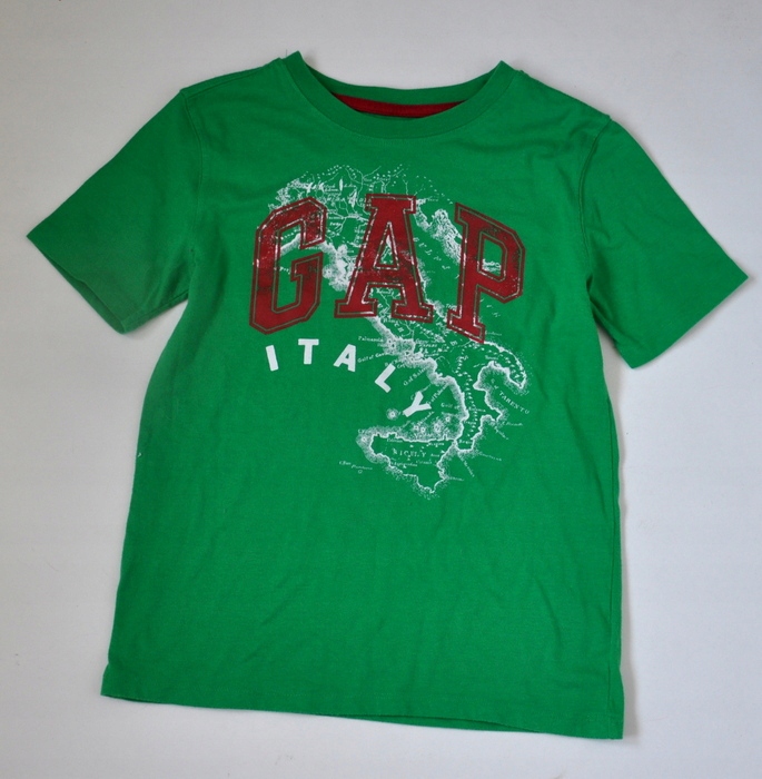 GAP Bluzka T-shirt 8-9lat 134cm Zielona
