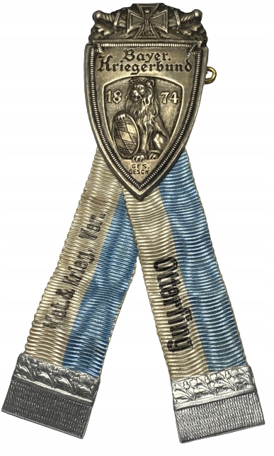 Odznaka członkowska weteranów Bawarii 1874 - 1918