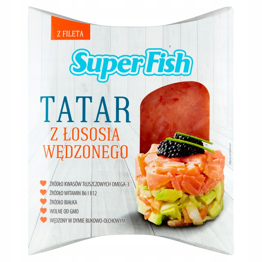 SuperFish Tatar z łososia wędzonego 150g