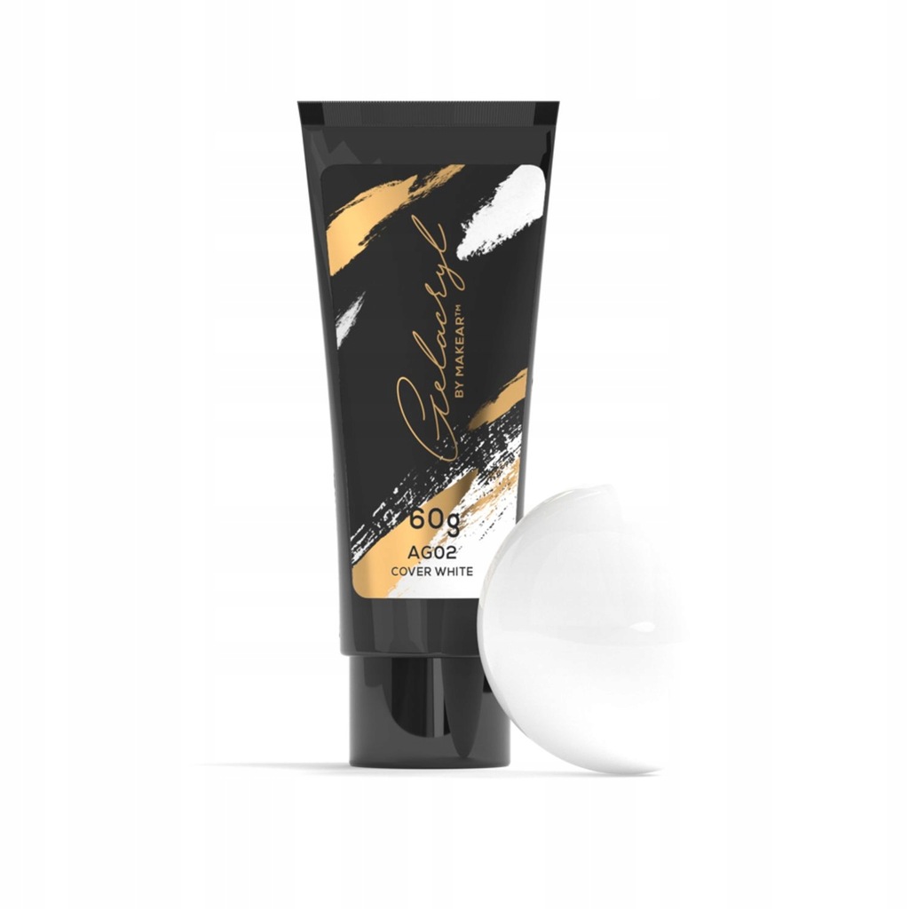 Makear Akrylożel AG02 Cover White Gelacryl - 60g