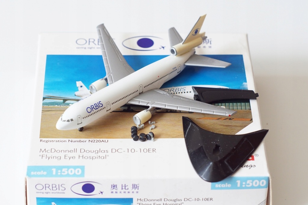 HERPA Orbis McDonnell Douglas DC-10 skala 1:500