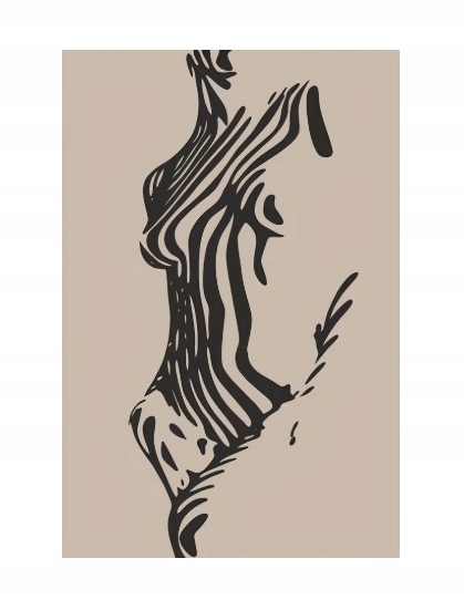 "Sylwetka" – Minimalistyczny Plakat Dekoracyjny