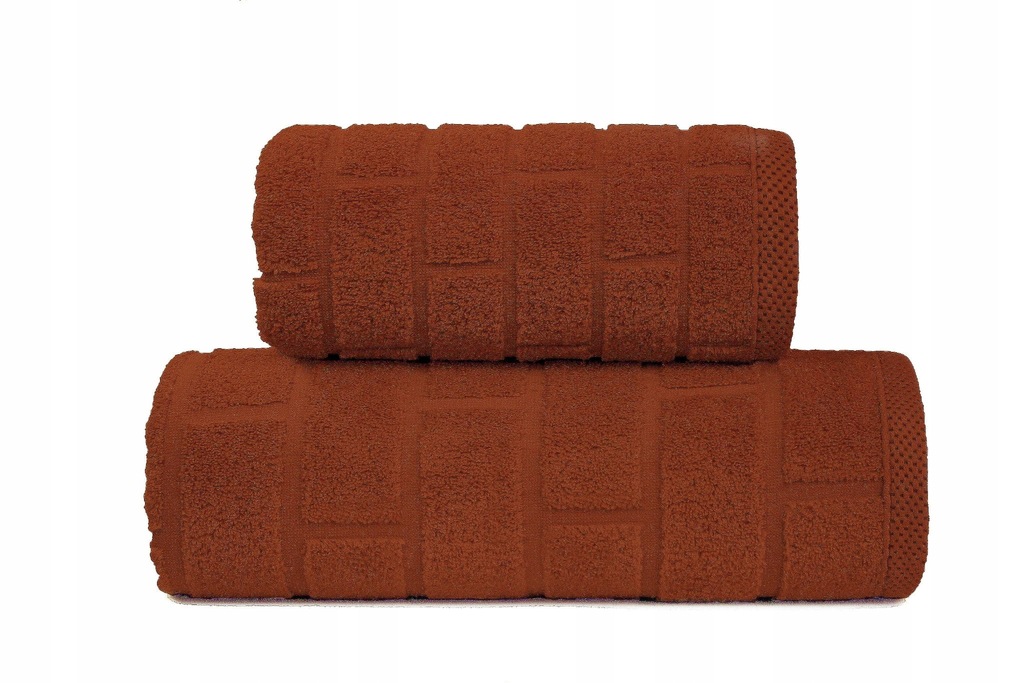 GRENO Ręcznik Brick 70x140 spalony karmel gruby
