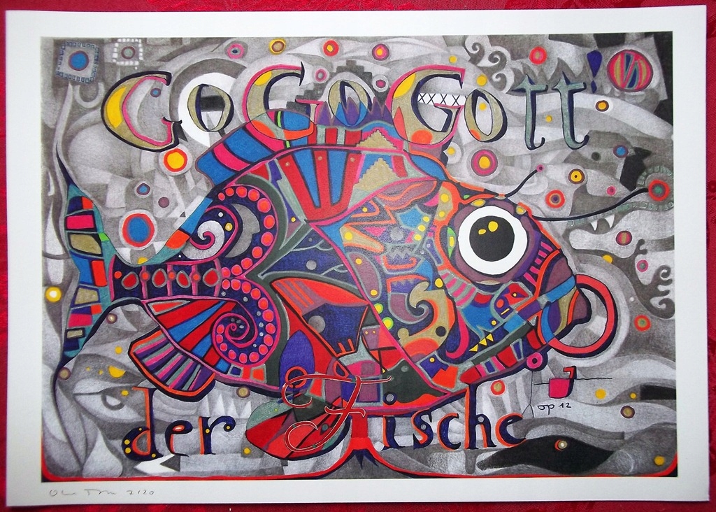 OLIVER PRIEBE GRAFIKA SYGNOWANA 9181141214 oficjalne archiwum Allegro