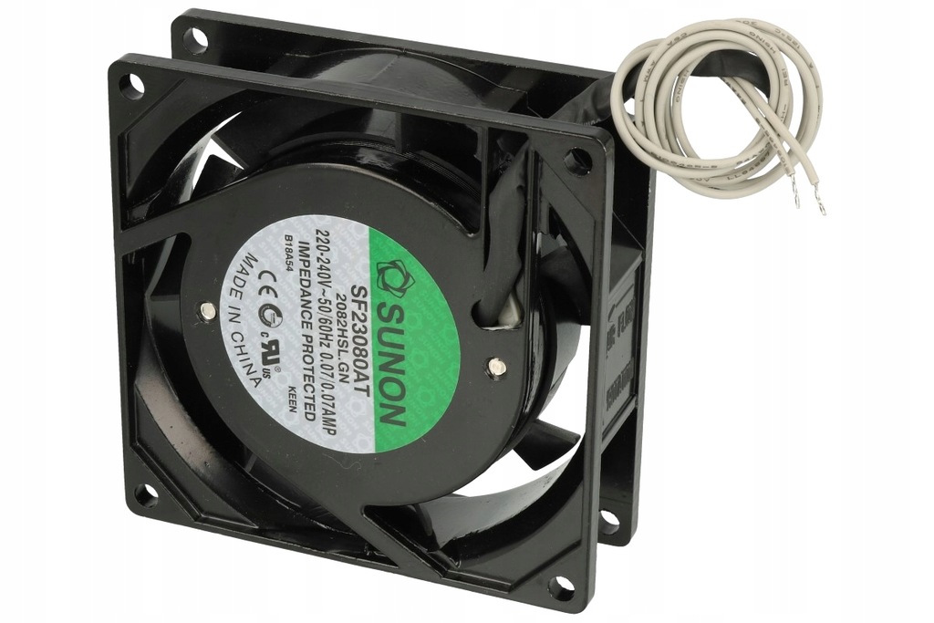 WENTYLATOR 80x80x25mm 230V 14W 29dB Sunon