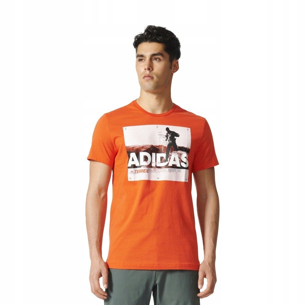 Koszulka adidas Terrex Trial Running Tee CZERWO S