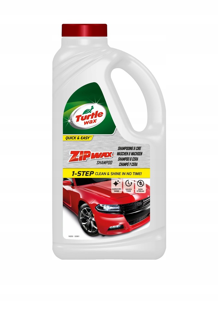 TURTLE WAX SZAMPON Z WOSKIEM 1000 ML