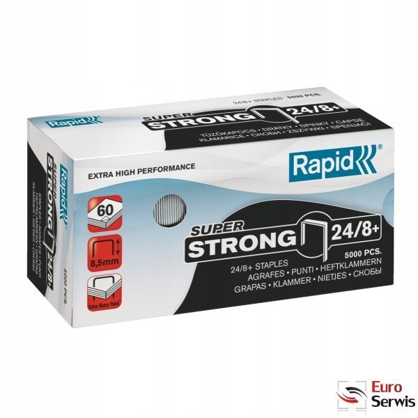 Zszywki RAPID Super Strong 24/8+ 5M 24860100