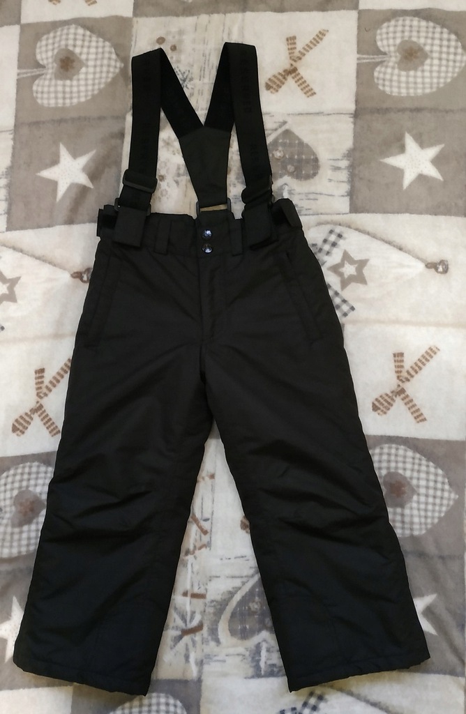 Czarne narciarskie spodnie Reserved 104
