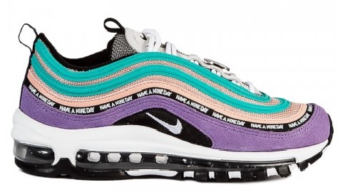 Buty Damskie Nike Air Max 97 Białe Fioletowe r.39 - 9761798372 - oficjalne  archiwum Allegro