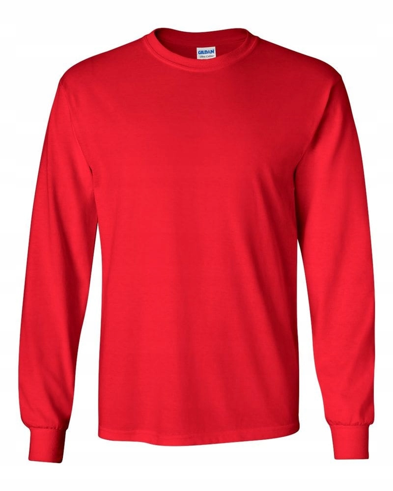 GILDAN Koszulka z długimi rękawami czerwona 2 XL