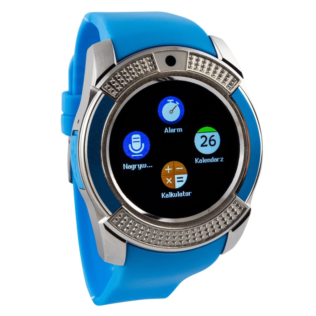 Sportowy smartwatch V8 prezent na dla dziecka 4kol - 7610469656 - oficjalne archiwum Allegro