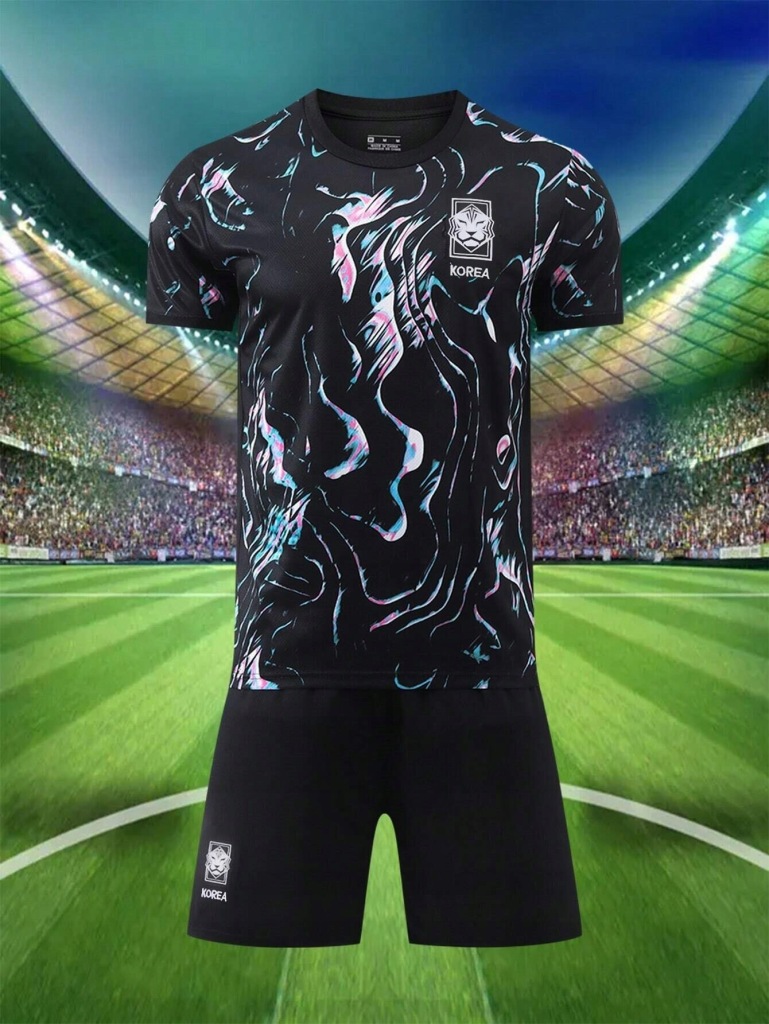 shein męski komplet koszulka i spodenki sportowe XXL