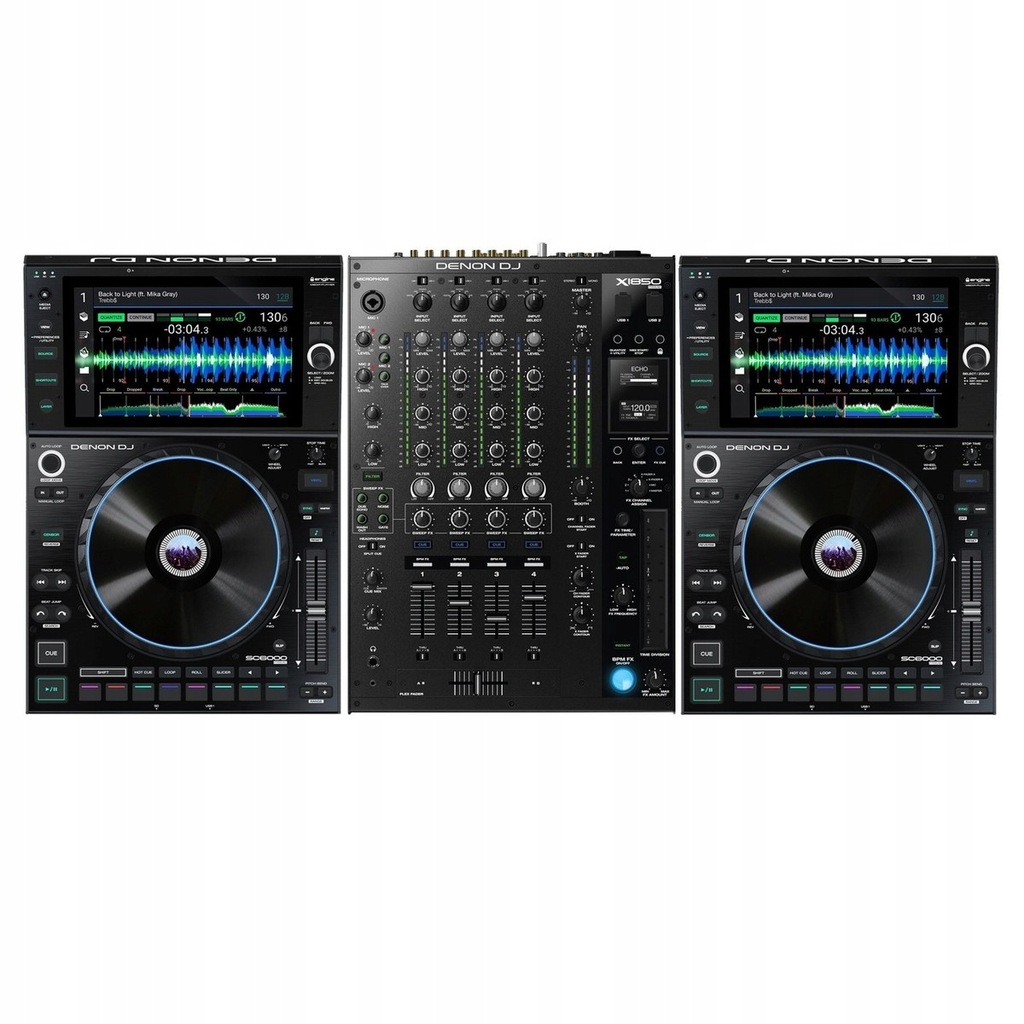 Konsoleta Denon DJ Prime 2 x SC6000 + X1850