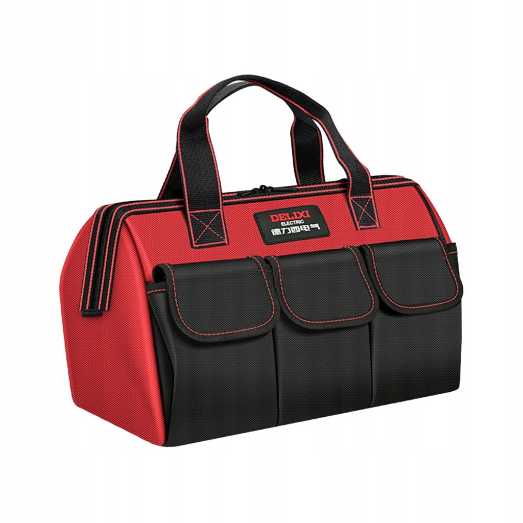 Tool Bag Organizer Multi Pockets Thickened PP Bottom Wide Mouth Tool Large