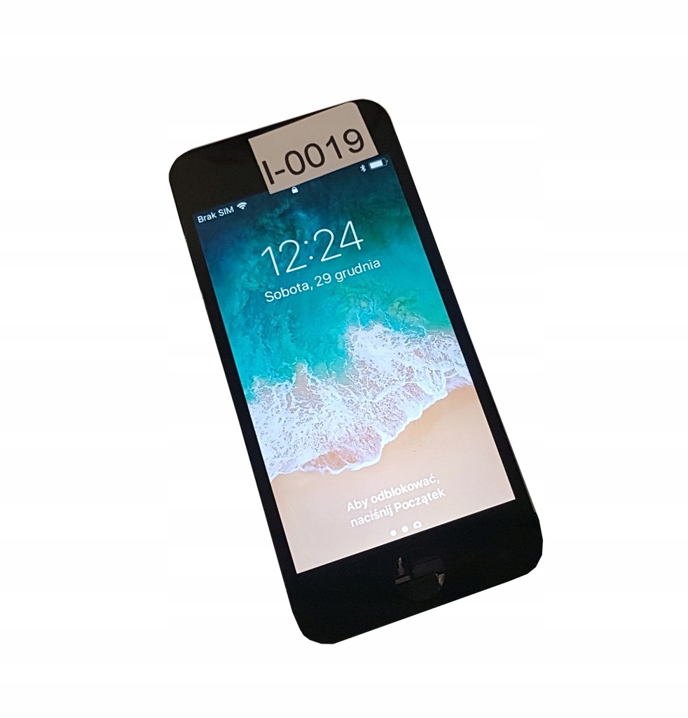 Wyświetlacz LCD iPhone z demontażu 5S Czarny I0019