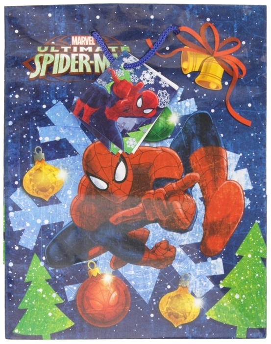 Torebka Ozdobna Świąteczna Spider Man 17x10x23 cm