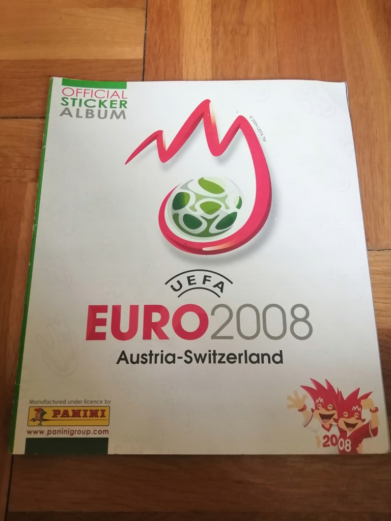 Panini Album z naklejkami Mistrzostwa Europy 2008