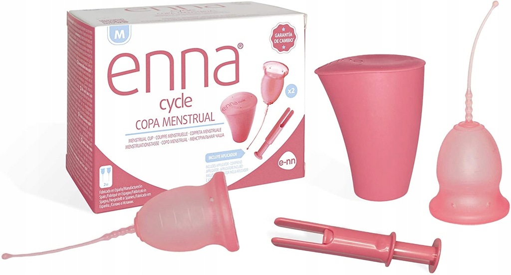 Enna Cycle - 2 kubeczki menstruacyjne, aplikator