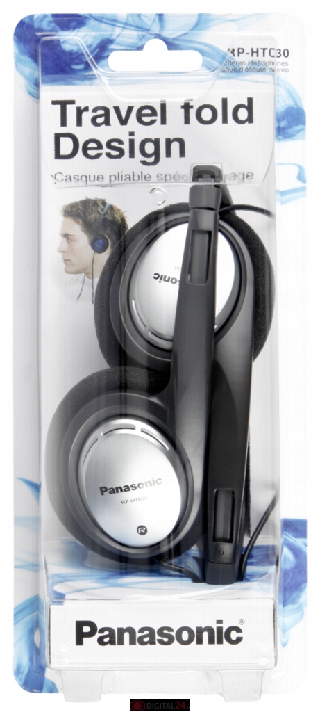 Купить Складные наушники Panasonic RP-HT 030 E-S, серебристые: отзывы ...