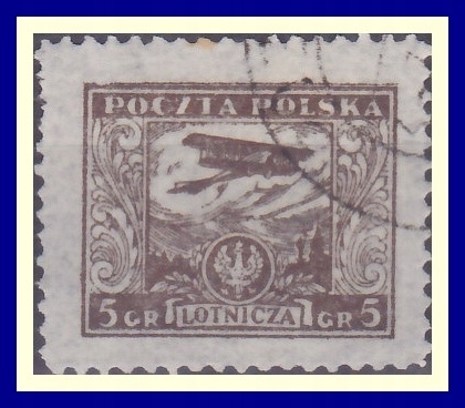 POLSKA - znaczek kasowany z 1925 roku. Z 7544.