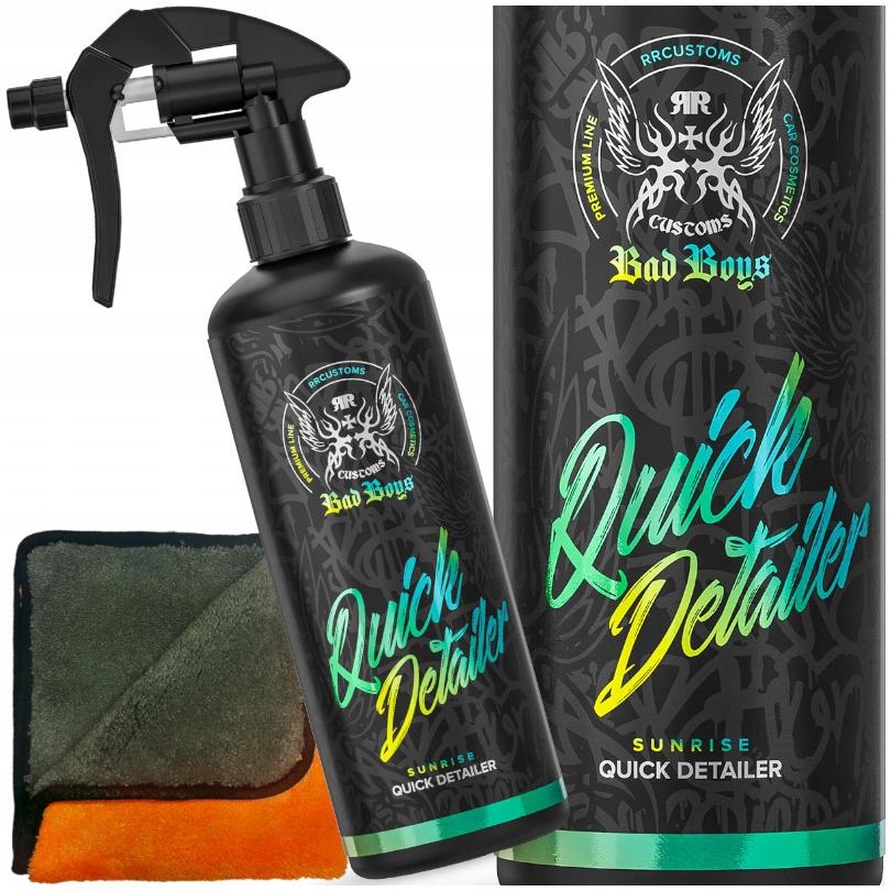 RR CUSTOMS RRC BAD BOYS QUICK DETAILER ADBL PUFFY TOWEL ZESTA