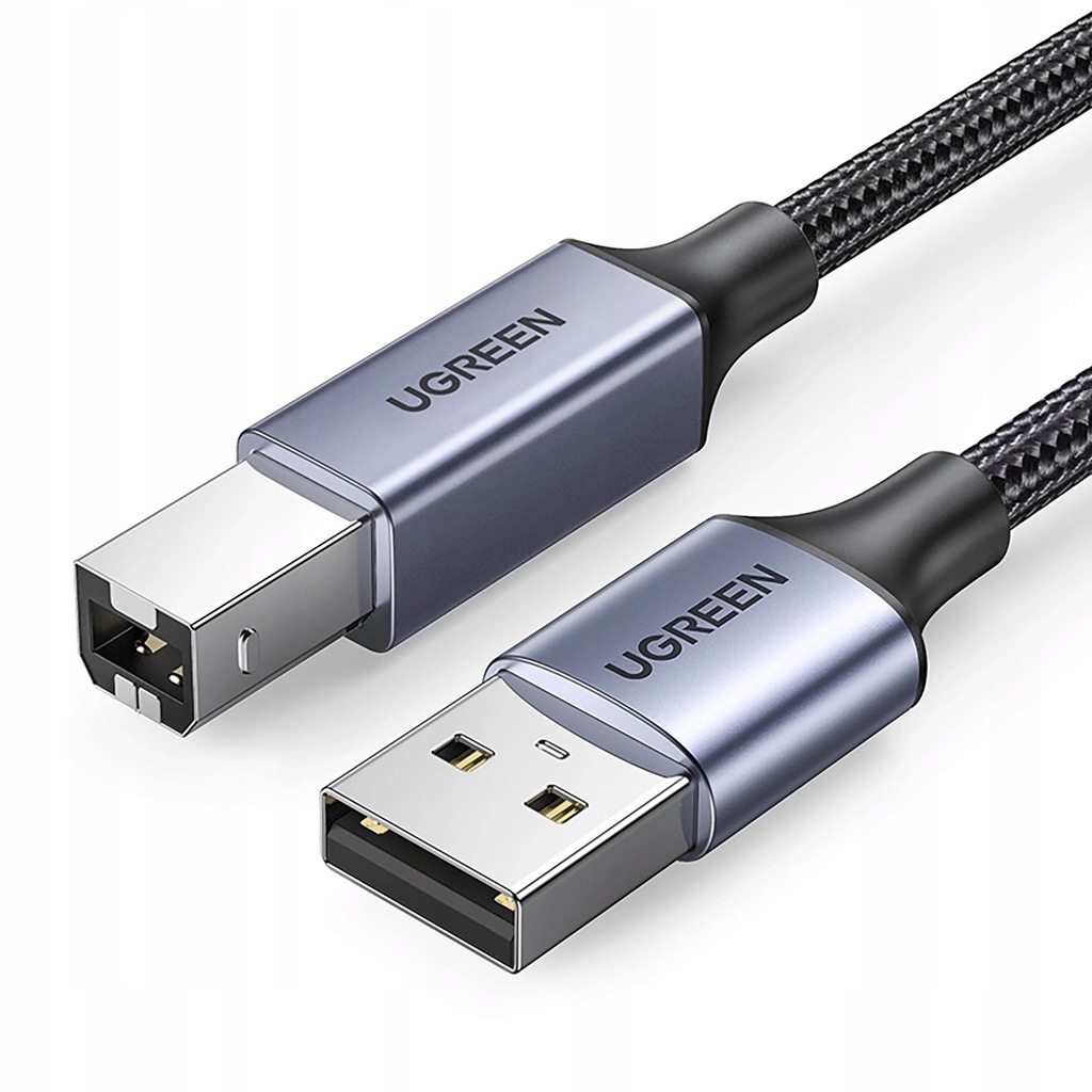 Ugreen kabel USB Typ B do drukarki (męski) - USB 2.0 (męski) 480 Mbps 5 m c