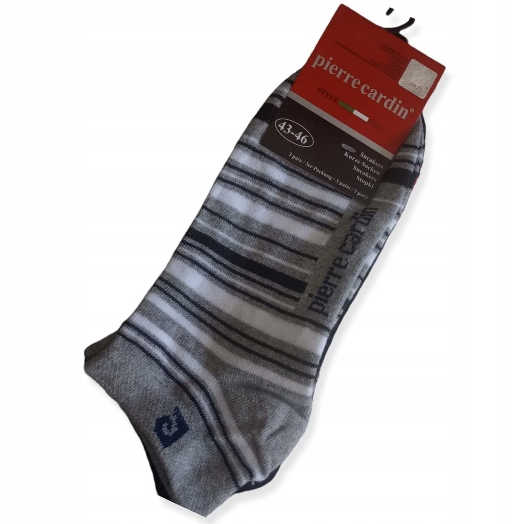 N.4 PAIA CALZE UOMO PIERRE CARDIN Con COTONE Sulla Pelle CORTE - Foto 7