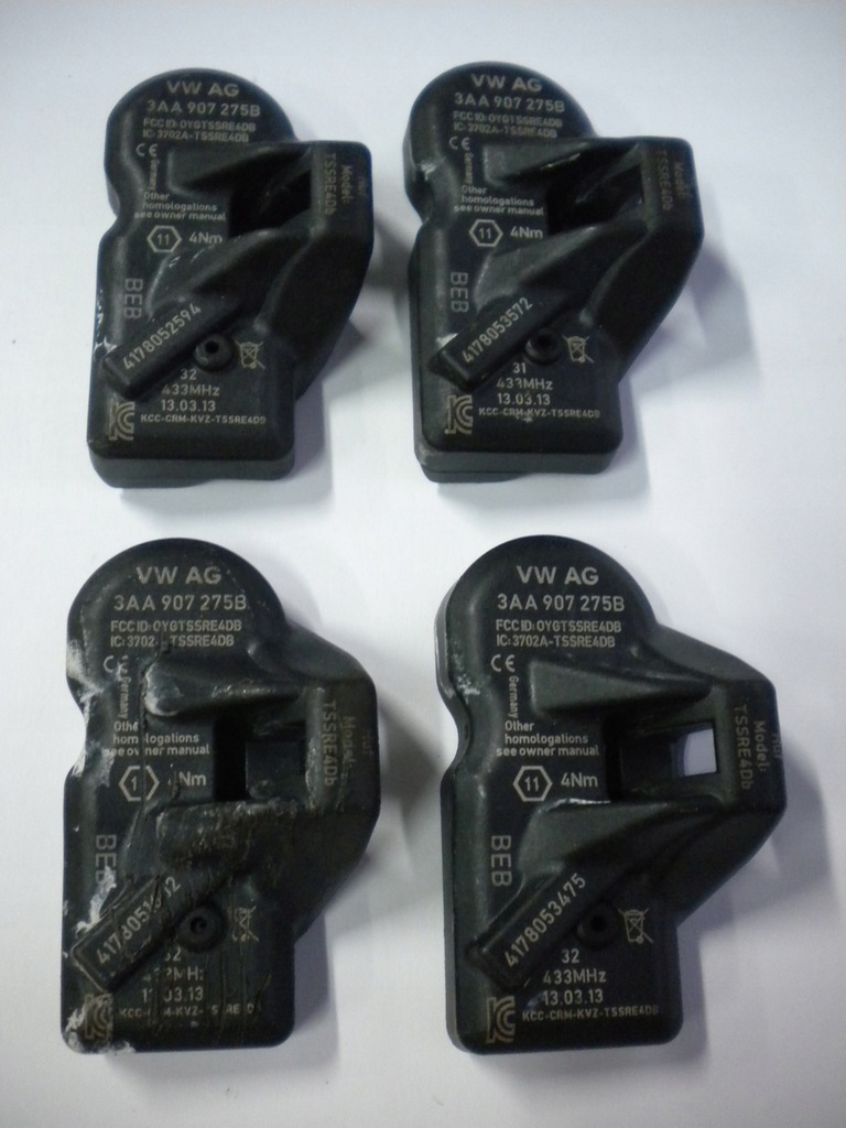 CZUJNIKI CIŚNIENIA VW PASSAT B6 3AA907275B KPL