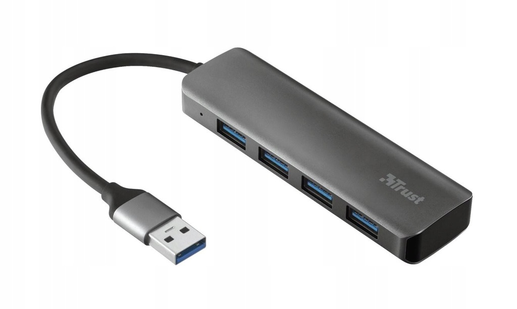 HUB USB Trust Halyx Aluminium 4x USB 3.2 23327