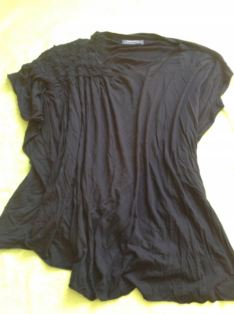 Allsaints czarna oryginalna bawełniana bluzka
