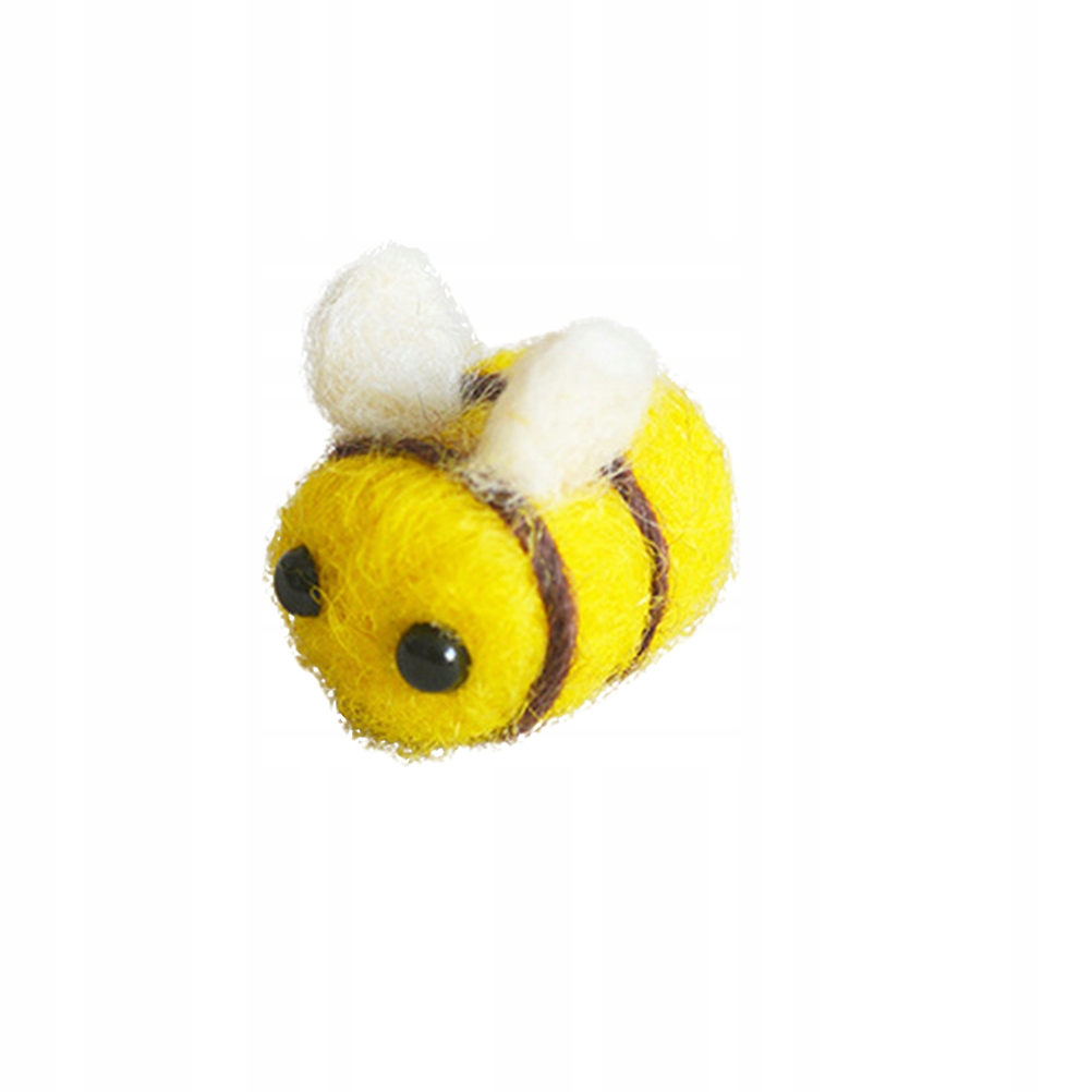 24PCS Wool Felt Bee Decor Lovely Bee Clothes Acces