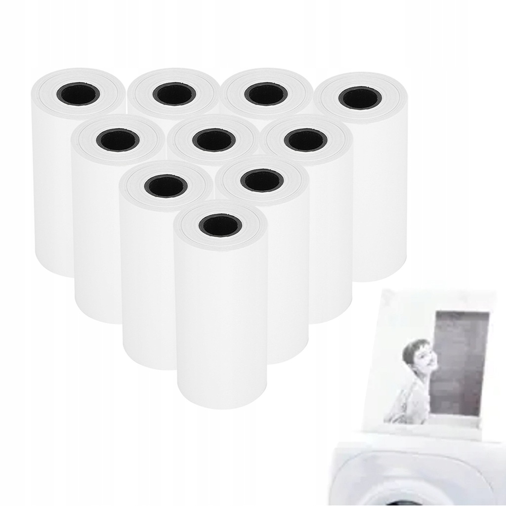 PAPIER DO DRUKU TERMICZNEGO 55MM*6M 10 ROLEK