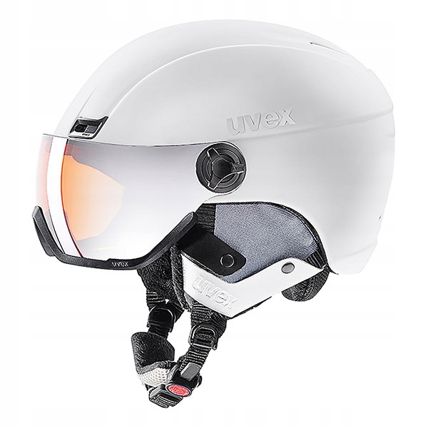 Kask narciarski Hlmt 400 visor style Uvex biały 07