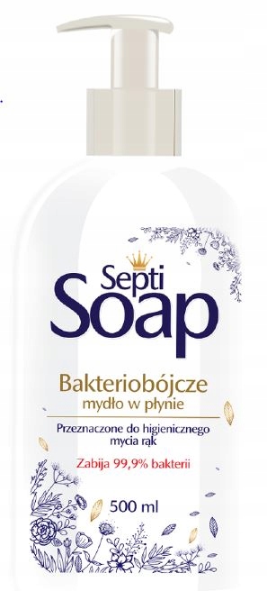SeptiSoap - mydło zabija 99,9% bakterii - 500 ml